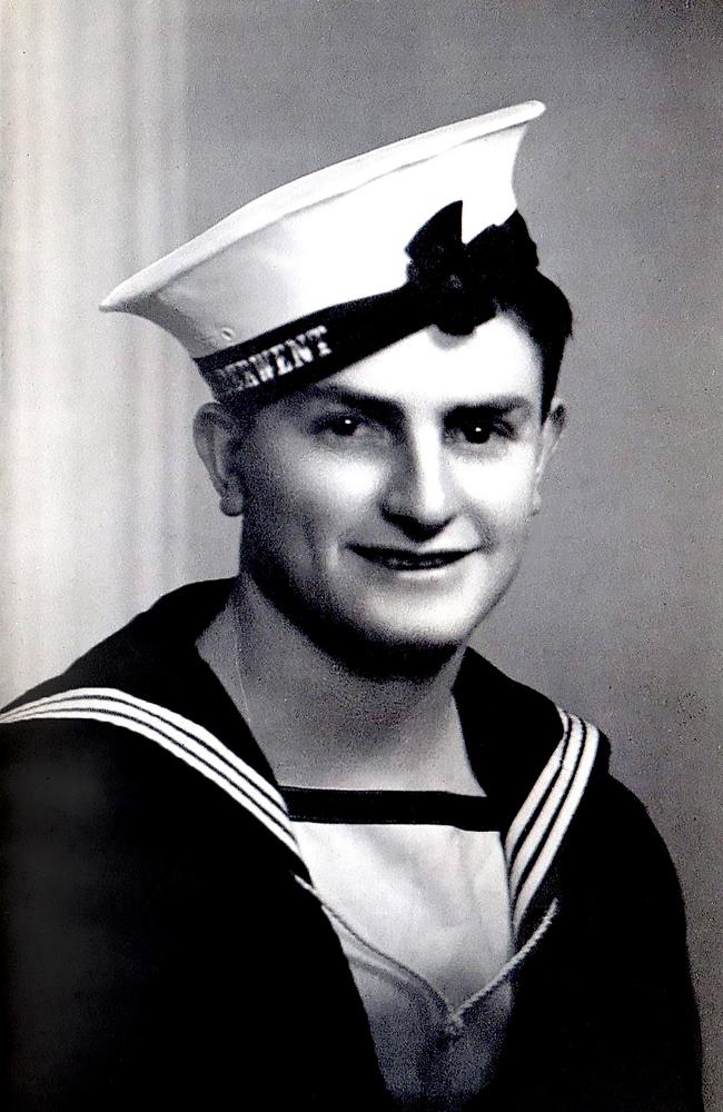 Portrait of VC recipient Teddy Sheean, who manned number two gun of the HMAS Armidale, while Able Seaman Beech commanded number one. Picture: Supplied.