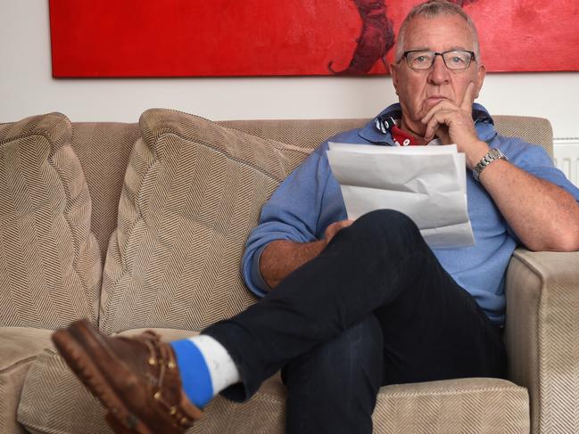 ‘Shell shocked’. Mike Sheahan remains $40,000 out of pocket after he fell victim to a sophisticated fraud operation 10 months ago. Picture: Tony Gough