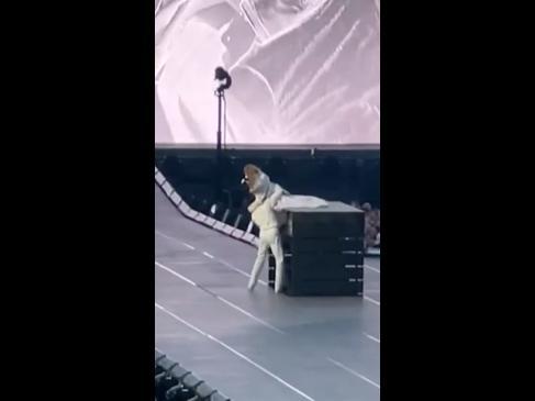 Backup dancer saves Taylor Swift after technical glitch leaves her stranded