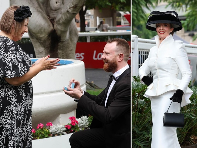 Derby Day at Eagle Farm was packed with romance, fashion and of course, horseracing.