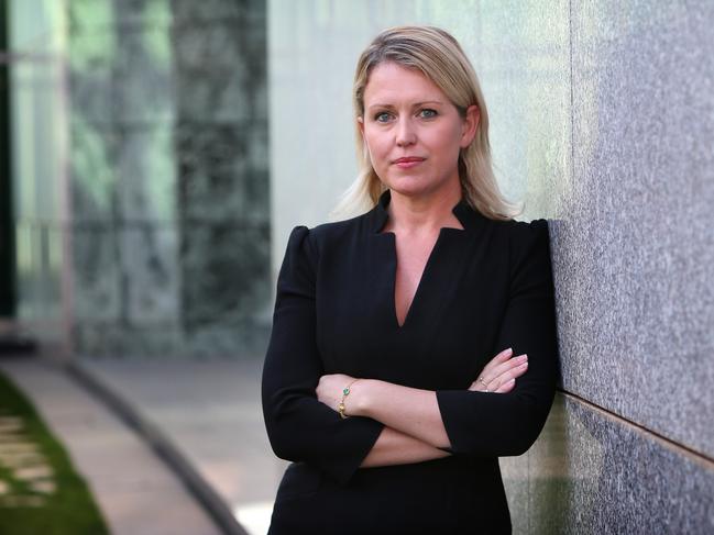 Jennifer Robinson, Julian Assange's London-based lawyer at Parliament House in Canberra. Picture: Kym Smith