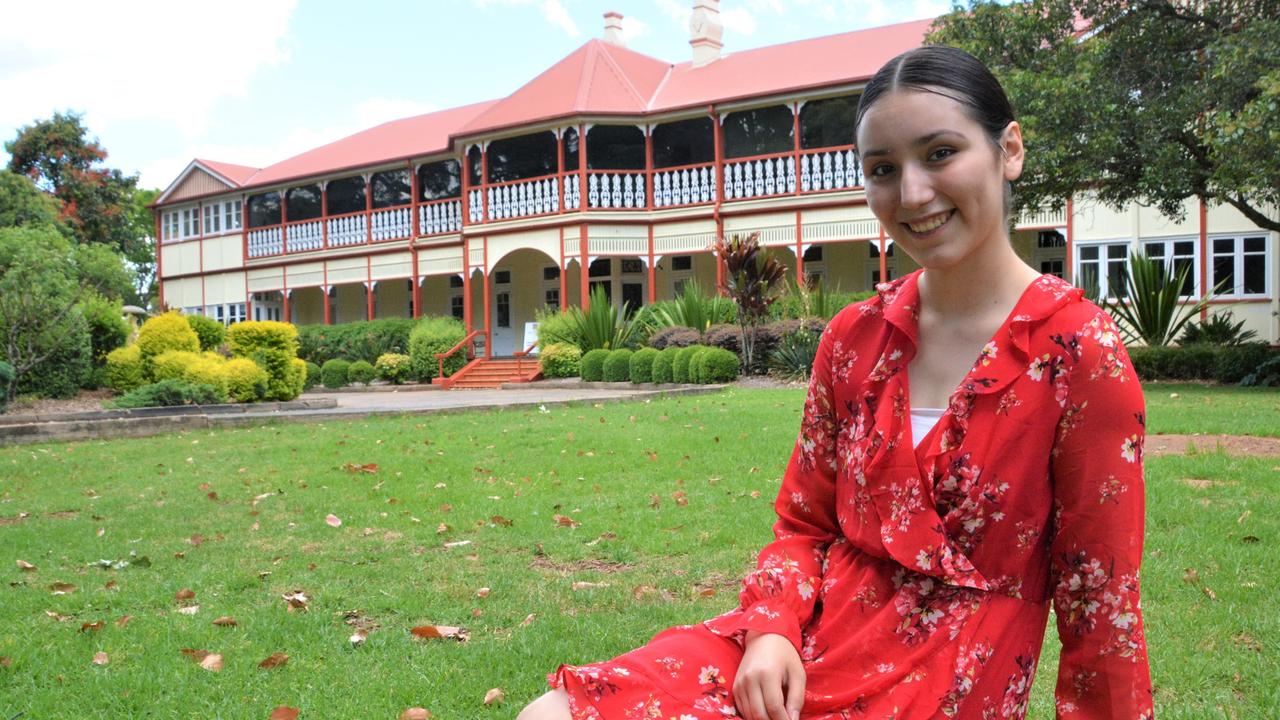 The Glennie School 2022 dux Sienna Richardson received an amazing 99.75 ATAR score on Friday morning. Friday, December 17, 2022. Picture: Morgan Burley