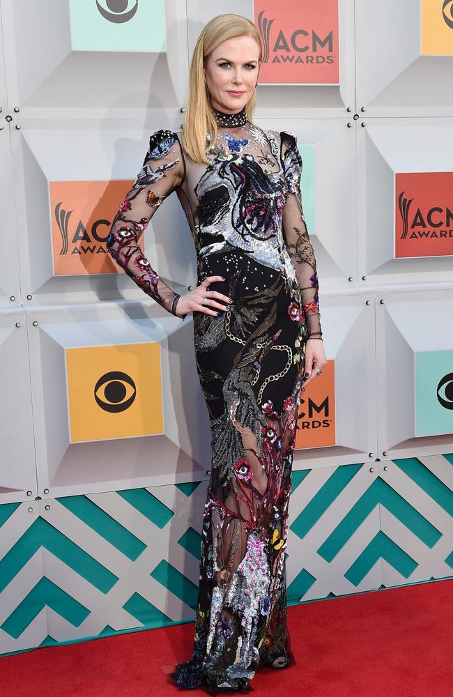 Nicole Kidman attends the 51st Academy of Country Music Awards at MGM Grand Garden Arena on April 3, 2016 in Las Vegas, Nevada. Picture: Getty