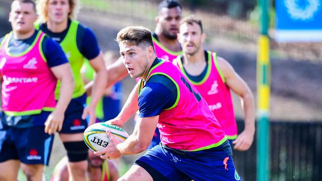 The Qantas Wallabies train at Wests Bulldogs Rugby Union Club, Brisbane. James O'Connor. Photo: Rugby AU Media/Stuart Walmsley