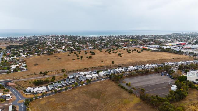 Vacant land in Noarlunga will be released to turn into a 600-home housing estate over the next 10 years. Picture: Renewal SA