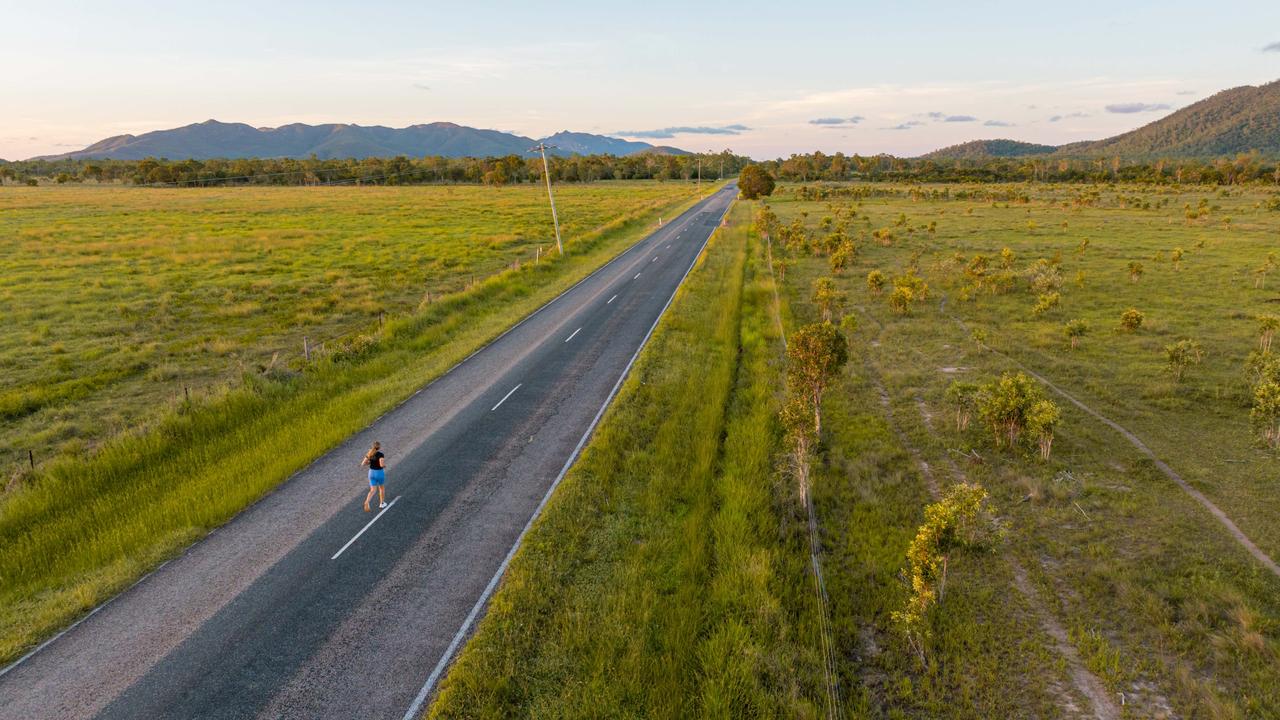 Fran Hurndall has been training in the Whitsundays for the challenging run. Photo: Contributed