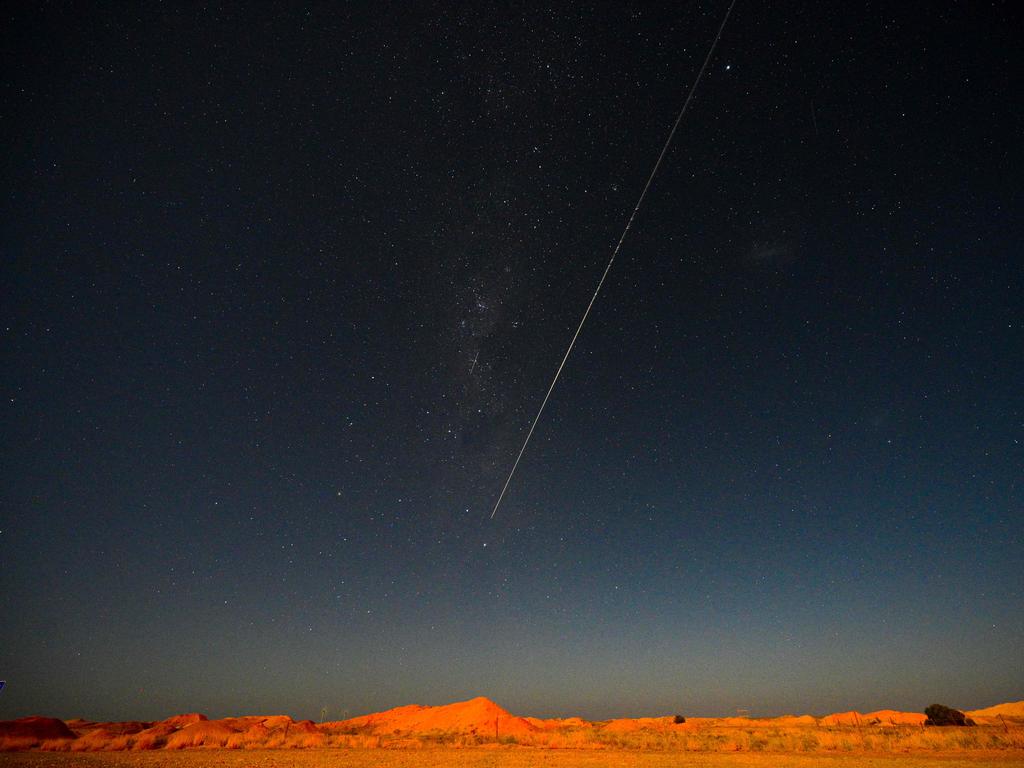 Skywatchers and astronomers could see JAXA’s Hayabusa-2 probe's sample drop to earth from Coober Pedy in South Australia. (Picture: Morgan Sette / AFP)