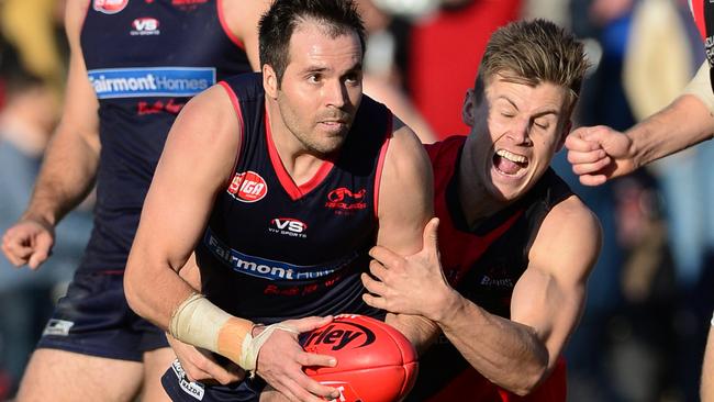 SANFL: Norwood v West Adelaide in Norwood at Norwood Oval. Pic: Tricia Watkinson