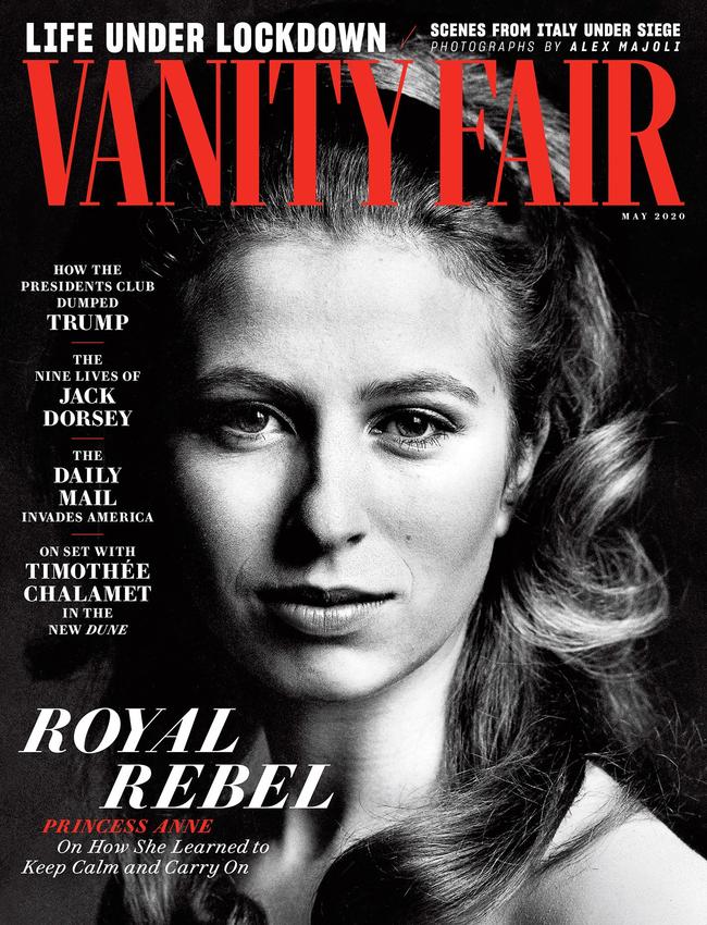 Princess Anne’s Vanity Fair cover story. Picture: Vanity Fair