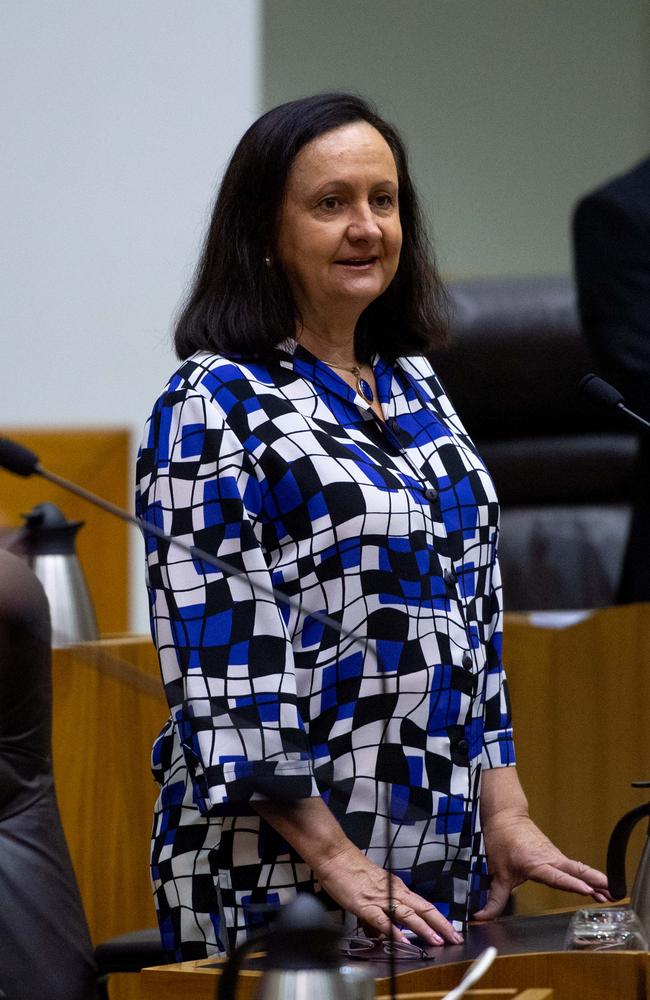 Robyn Lambley also criticised the fact that parliamentary committees were usually “stacked with the majority of government members”. Photograph: Che Chorley