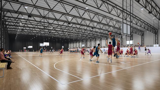 A basketball stadiums in Waurn Ponds. Picture: Supplied