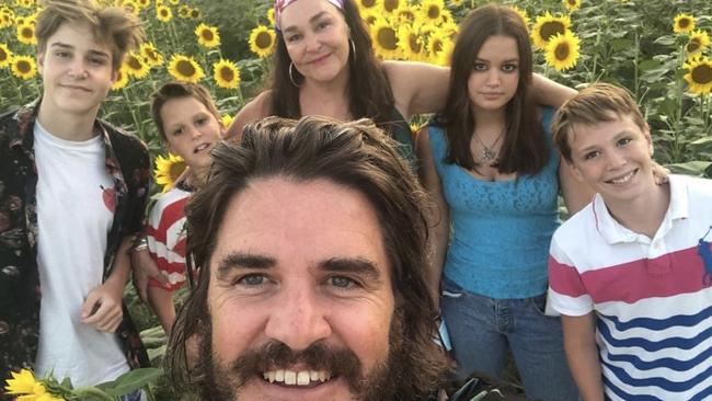 Kate Langbroek and family. Picture: Instagram