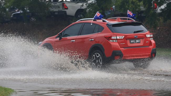 Heavy rainfall has already caused flash flooding across parts of Queensland. Picture: Peter Ristevski