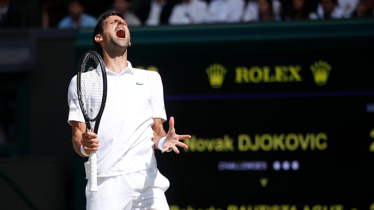 Serbia's Novak Djokovic is through to the WImbledon final.