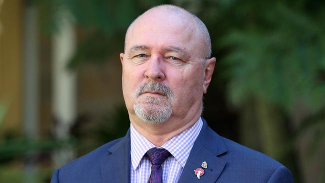 RSL Queensland state president Tony Ferris encourages everyone to embrace a new Anzac Day for 2020. Picture: Liam Kidston.