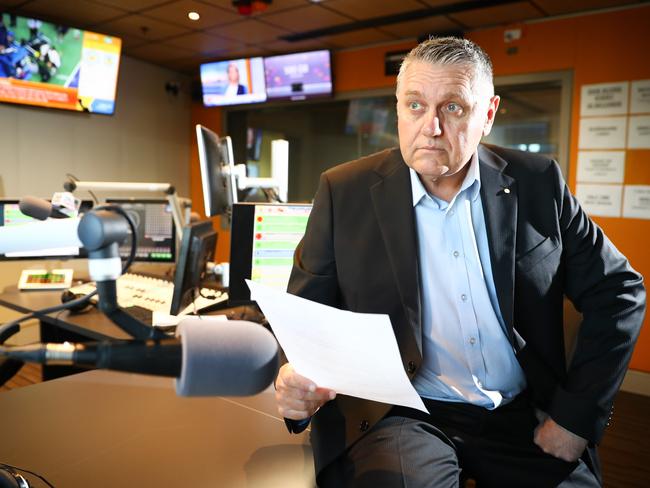 Hadley said the Treasurer would not return as a regular on his radio program. Picture: Renee Nowytarger