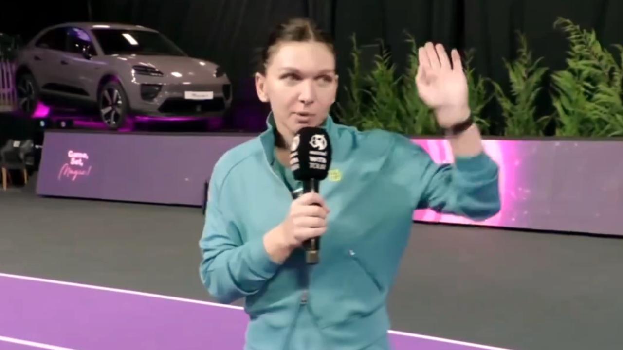 Simona Halep says goodbye. Photo: X, WTA Tour.