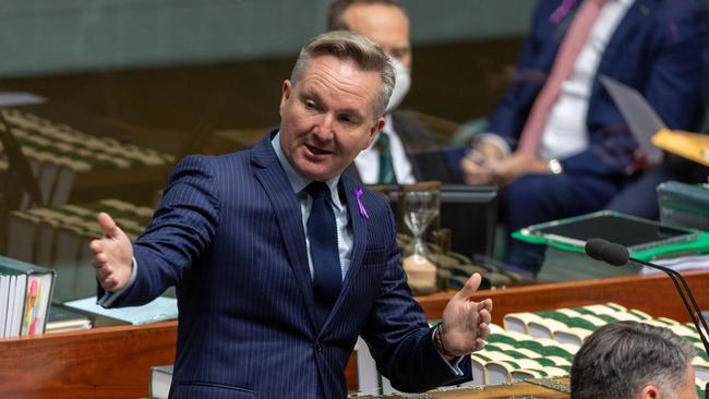 Chris Bowen during Question Time in the House of Representatives in Parliament House in Canberra. Picture: NCA NewsWire / Gary Ramage