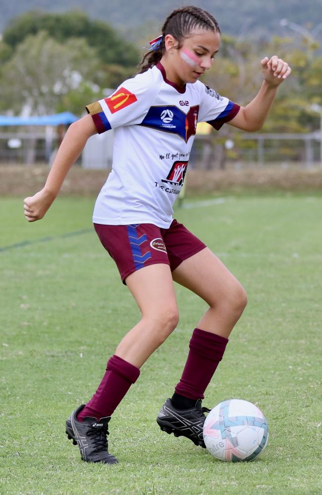 MA Olympic junior footballer Juliana Papageorge. Picture: Sharon Woodward.