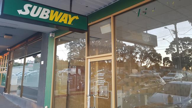 Heathmont’s Subway restaurant has closed. Picture: Kiel Egging.