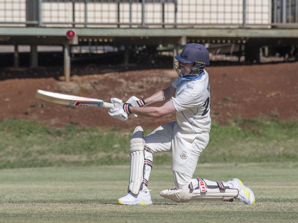 Luke Neale bats for Wests. Picture: Nev Madsen.