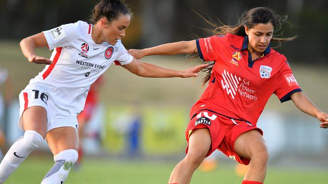 Former Adelaide United talent Alex Chidiac spent four W-League campaigns with the Reds. Picture: AAP Image/David Mariuz