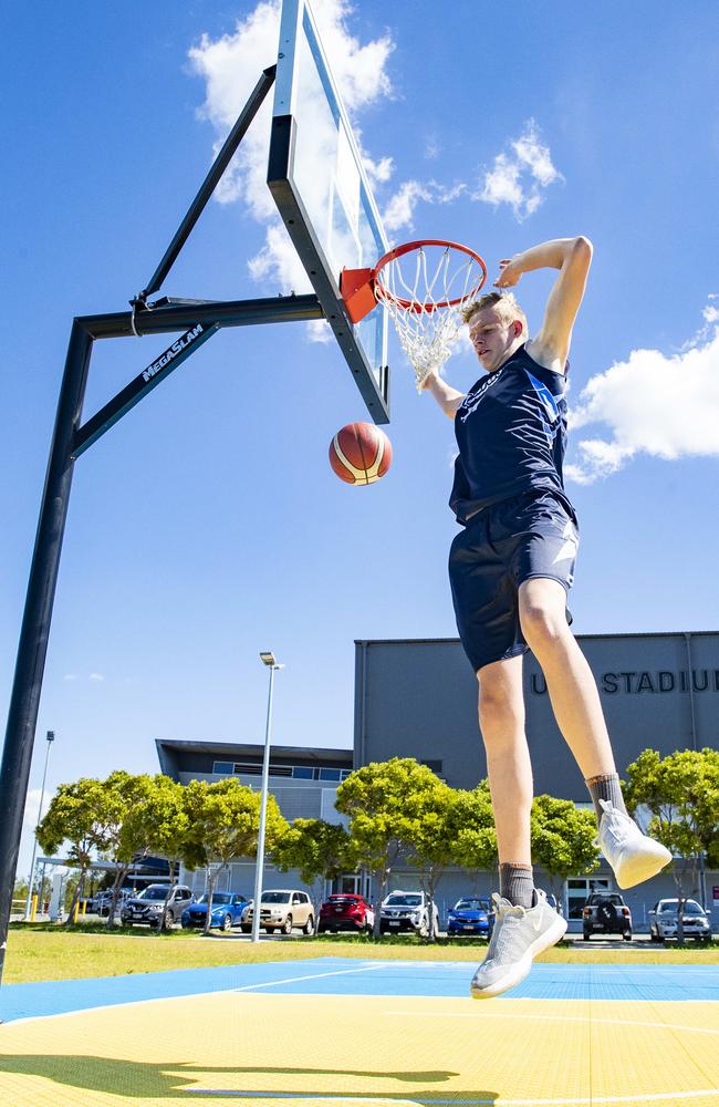 Northside Wizards big man Rocco Zikarsky. Picture: Lachie Millard.