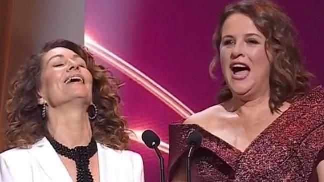 Kitty Flanagan and Anne Edmonds had the audience in stitches.