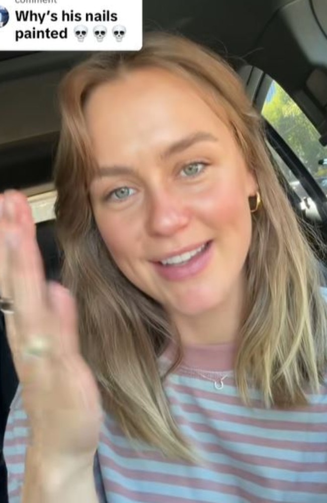 Steph Claire Smith has responded to a troll. Picture: TikTok