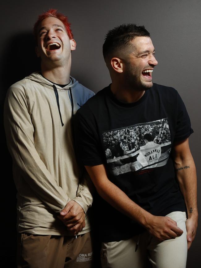 Aussie directing brothers Danny Philippou and Michael Philippou. Picture: Richard Dobson