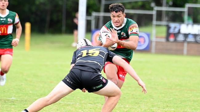 Wynnum Manly player Jaren Horne is a good back rower signed by the Broncos. Picture, John Gass