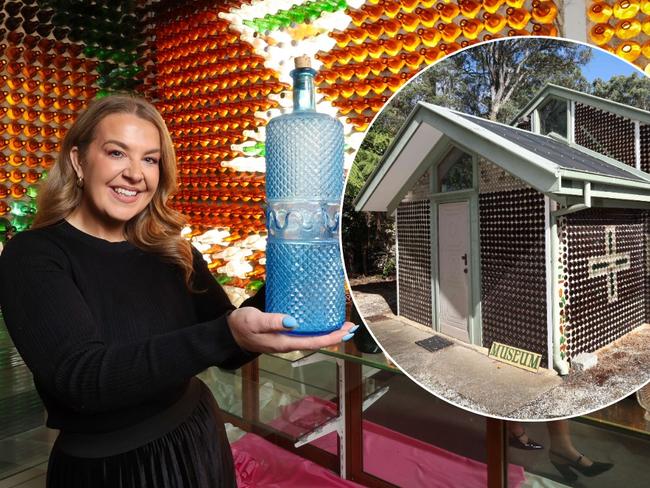 Bottle house art work for online