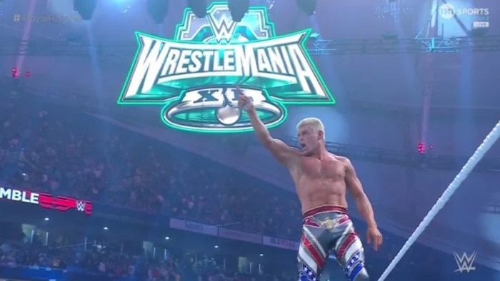Cody Rhodes won the Royal Rumble.
