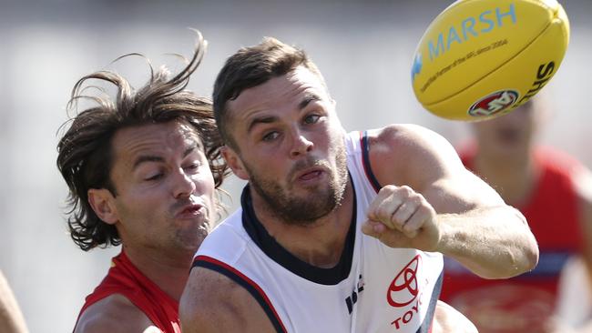 A short-term deal is Adelaide’s best bet at retaining club champion Brad Crouch. Picture Sarah Reed