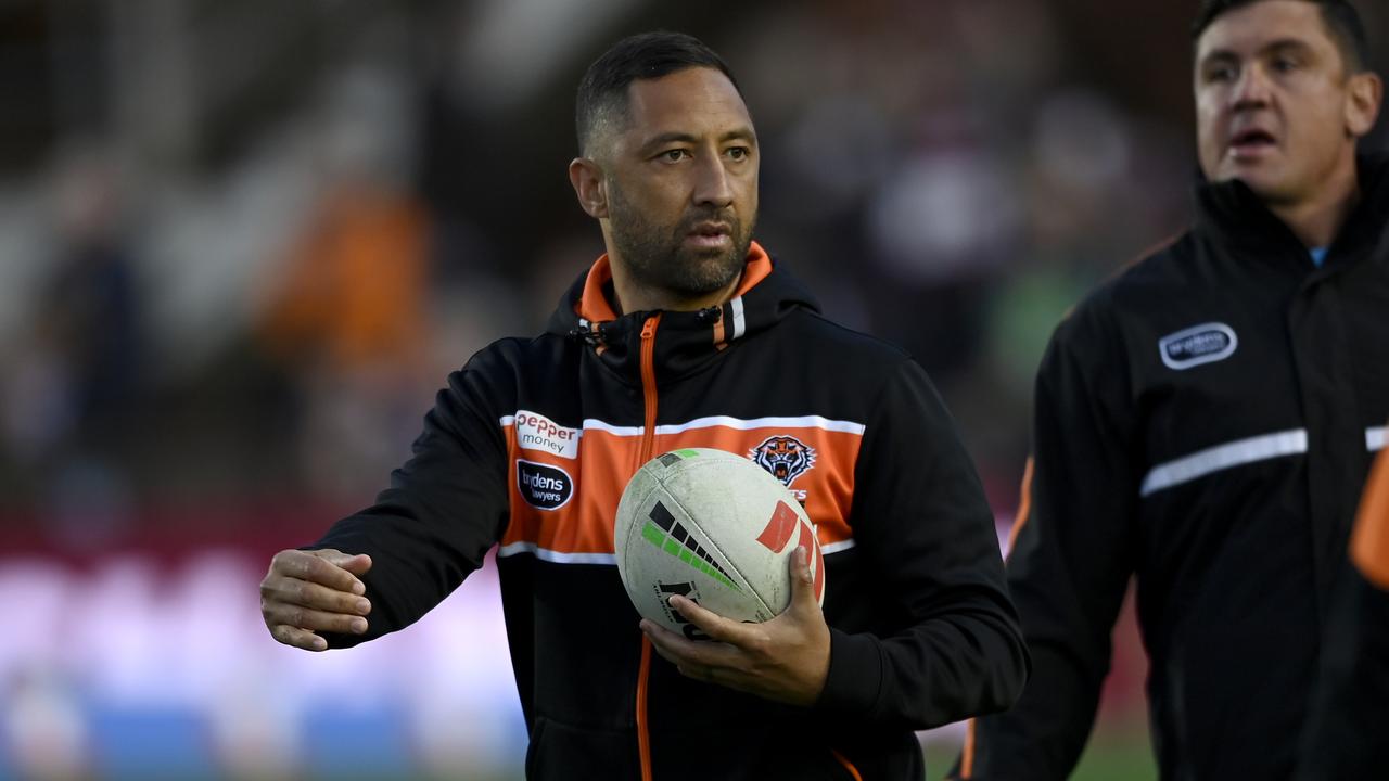 Benji Marshall is working hard for his team. Photo: NRL PHOTOS