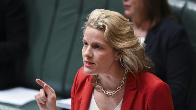 Home Affairs Minister Clare O'Neil … ‘unpreparedness and ineptitude were such that your colleagues were angered and humiliated’. Picture: NCA NewsWire / Martin Ollman