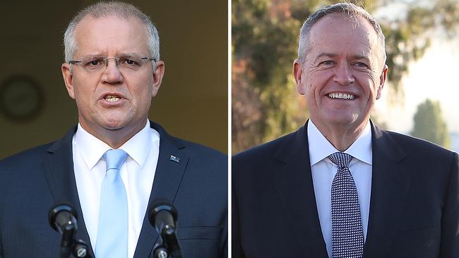 Scott Morrison and Bill Shorten.