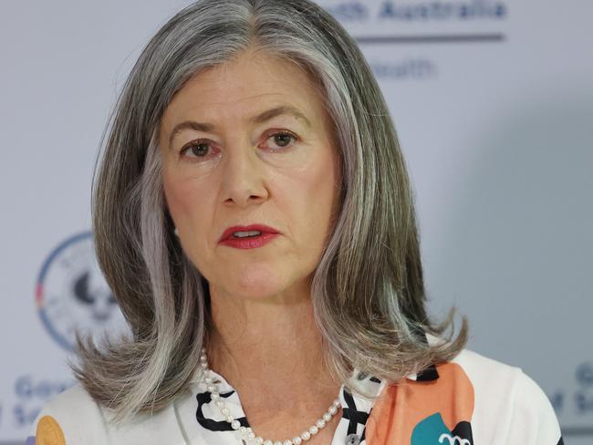 ADELAIDE, AUSTRALIA - NewsWire Photos November 13 2023: South Australian Chief Public Health Officer Professor Nicola Spurrier is seen during a COVID health press conference in Adelaide.  NCA NewsWire / David Mariuz