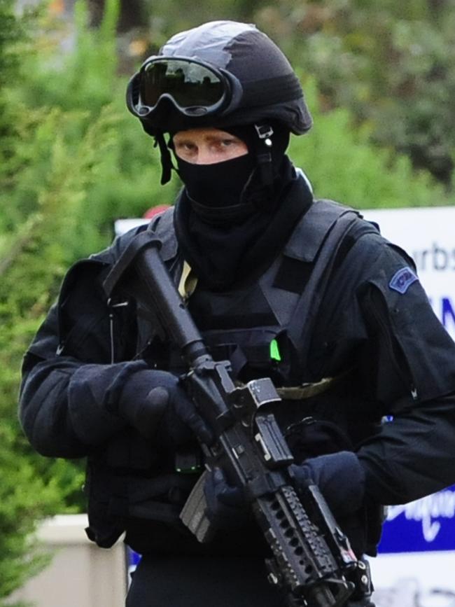 The Special Operations Group was involved in the raids. Picture: File