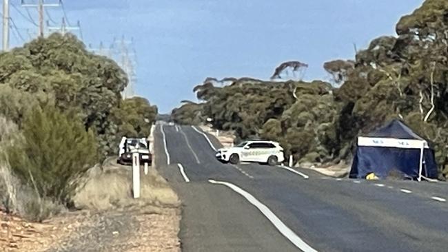 Police at the scene of a horror minibus crash in Carwarp in June. Picture: Stuart Kavanagh.