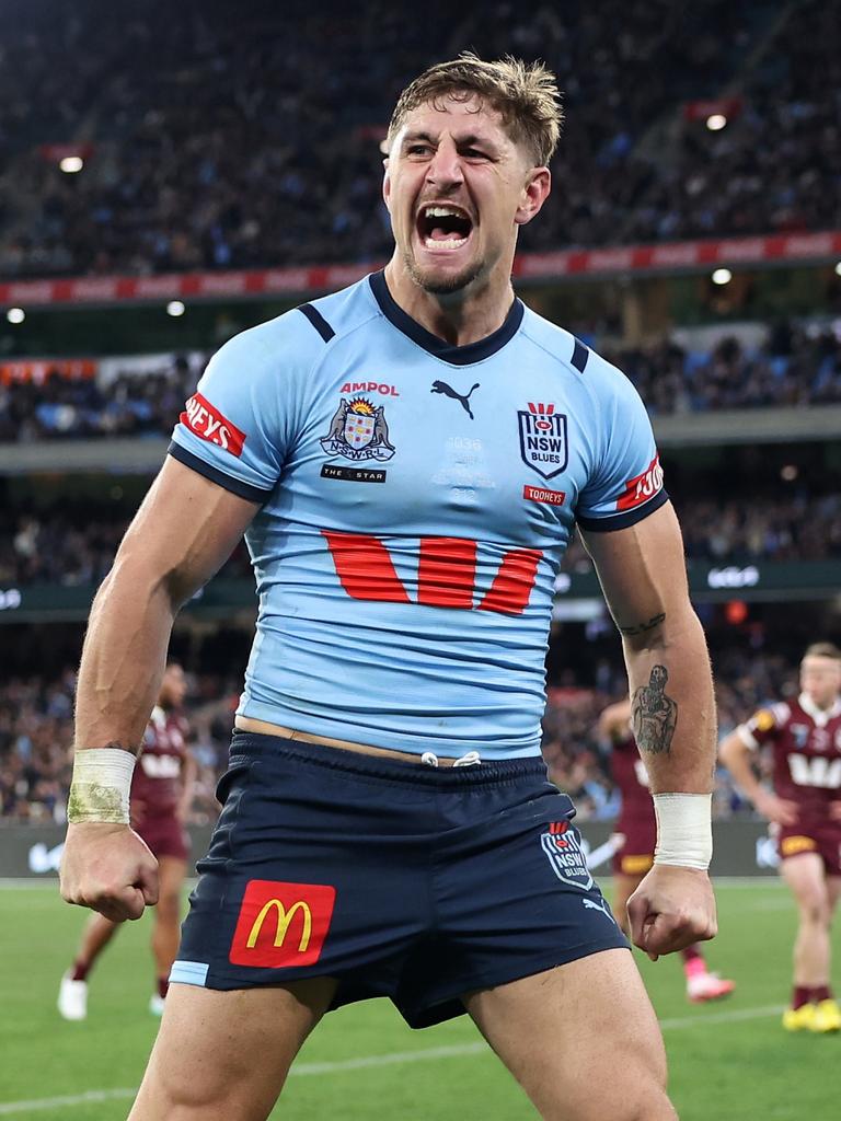 Zac Lomax of the Blues. Picture: Getty Images