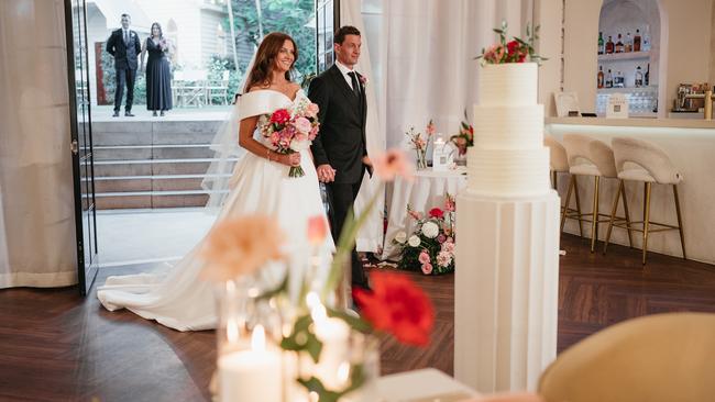 Sarah Lye and Ben Henry’s wedding. Picture: Sam Wyper Photography