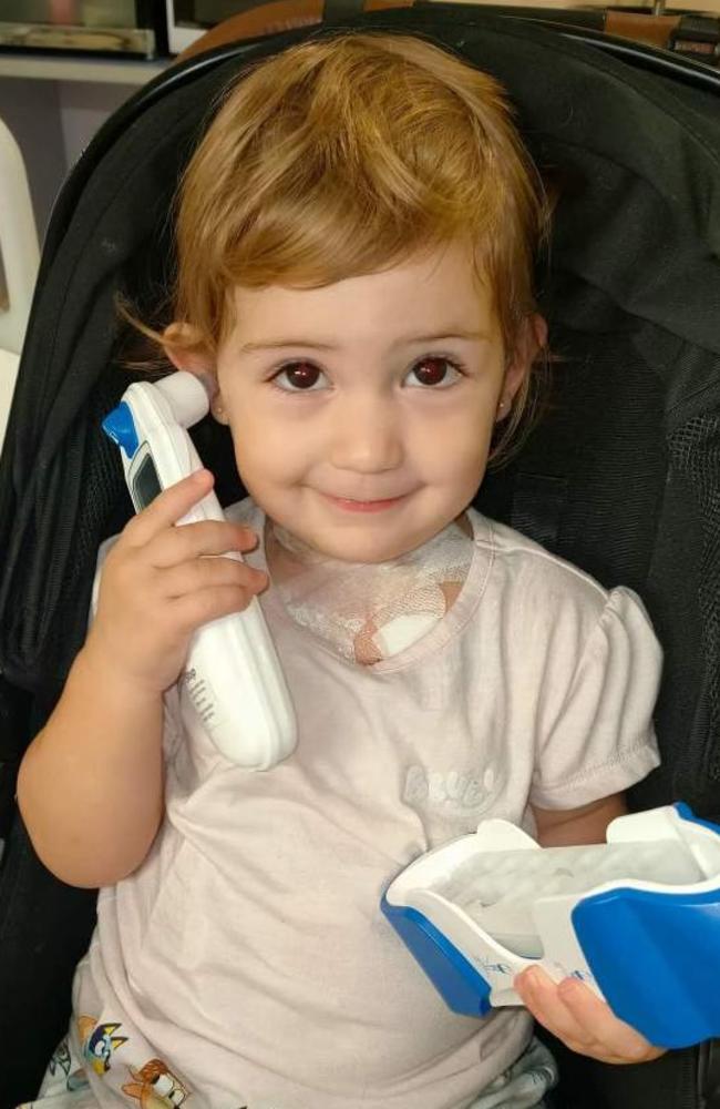 Two-year-old Natalie Wethereld from Hatton Vale was recently diagnosed with a 