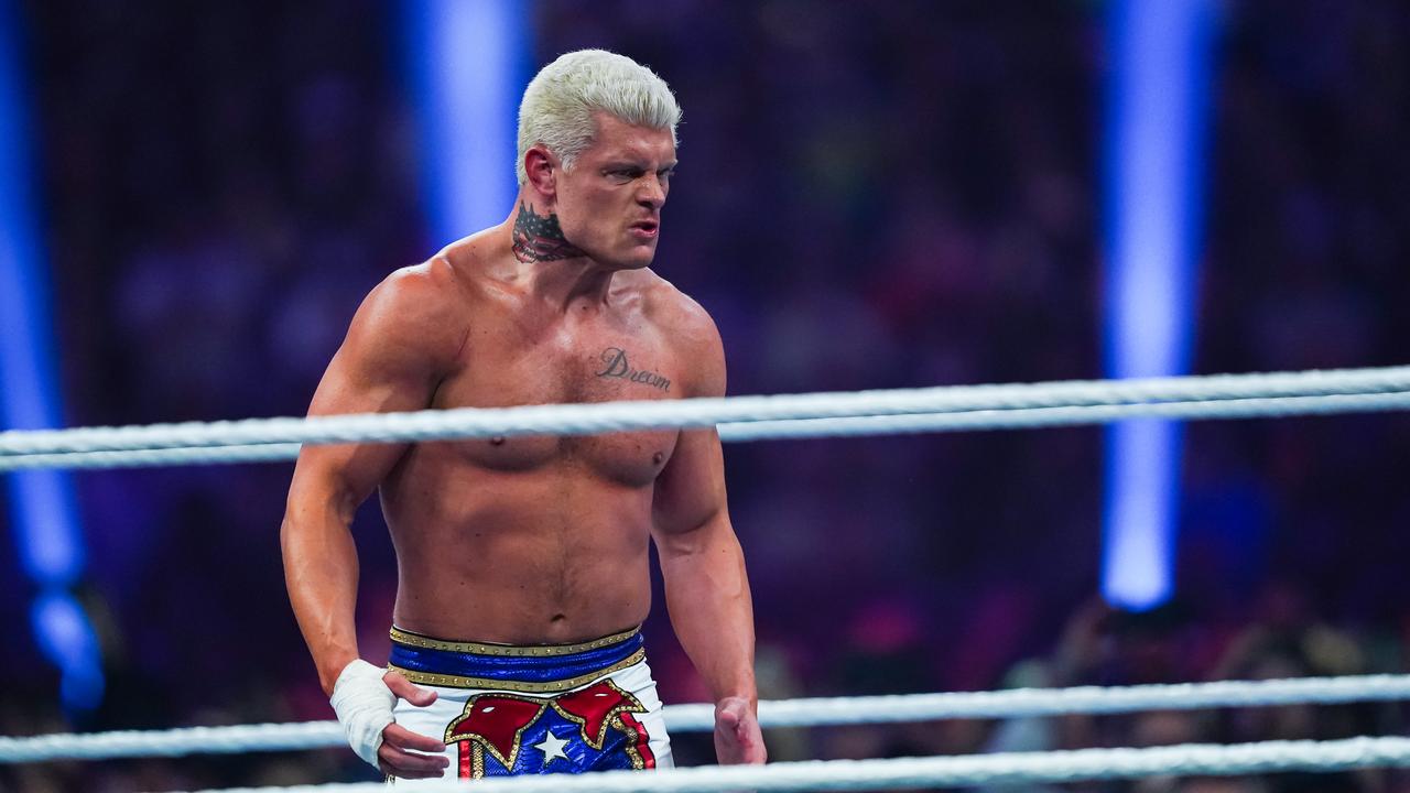 Cody Rhodes has been shafted by The Rock’s return. (Photo by Alex Bierens de Haan/Getty Images)