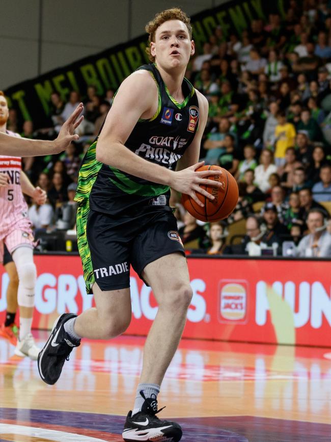 Victorian young gun Austin Rapp in action for the South East Melbourne Phoenix. Picture: Kadek Thatcher