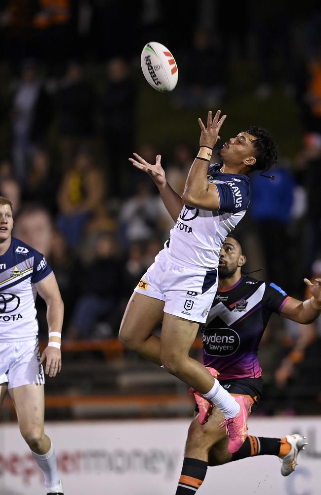 NRL-R 22 Tigers v Cowboys at Leichhardt Oval. Jeremiah Nanai. Picture: NRL Photos/Gregg Porteous