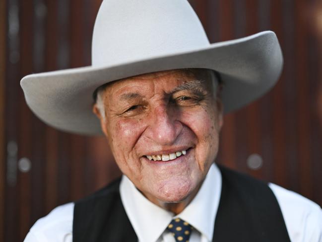 **Embargoed speak to Nicola Amoros before using** DAILY TELEGRAPH NOVEMBER 26, 2024. MP Bob Katter for High Steaks in Canberra. Picture: Martin Olllman