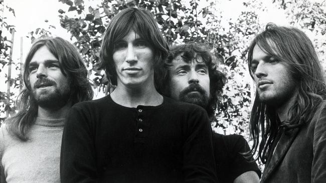 British band Pink Floyd in an uncredited 1973 publicity photo. L-R: Rick Wright, Roger Waters, Nick Mason and David Gilmour.