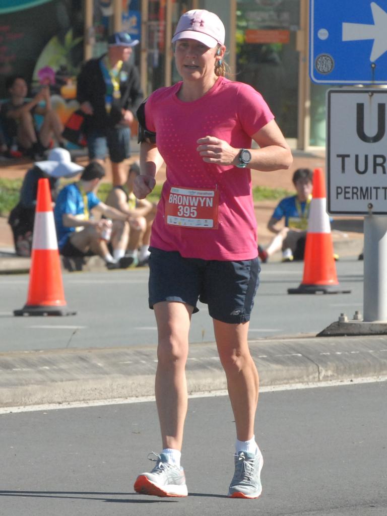 Bronwyn Hill at the 2022 Sunshine Coast Marathon and Community Run Festival.