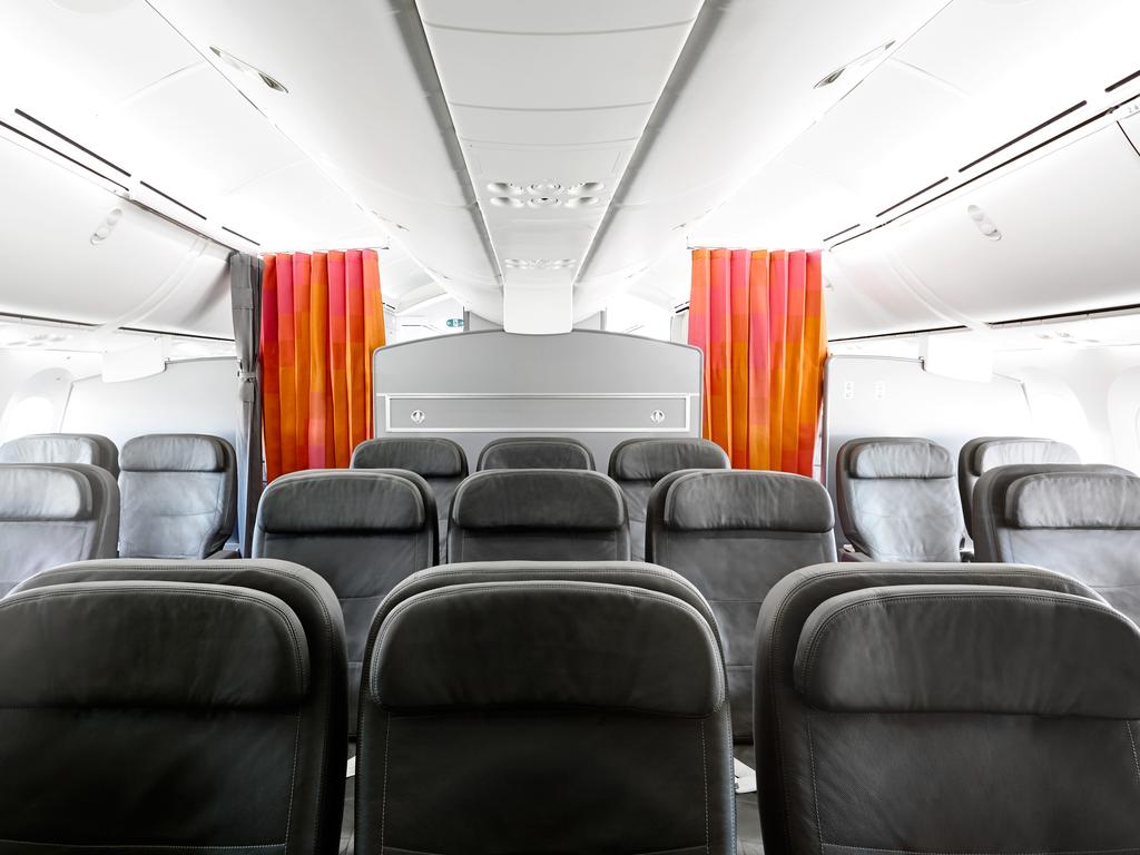 Business class seats on a Jetstar 787 Dreamliner. Picture: Supplied